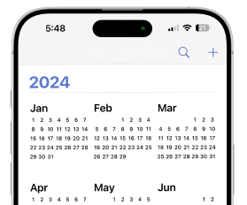 phone calendar